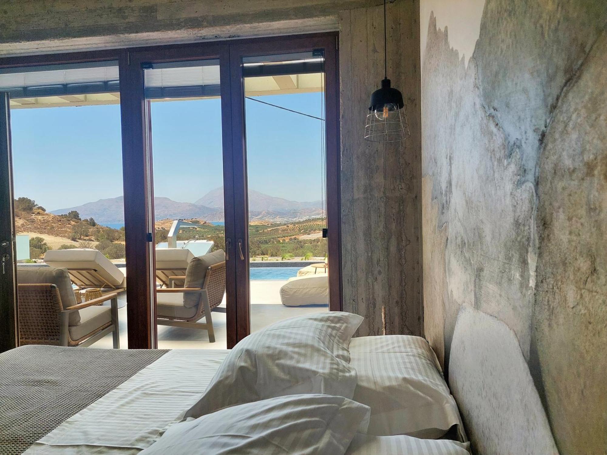 Marnos Luxury Villas Kamilári Exterior foto